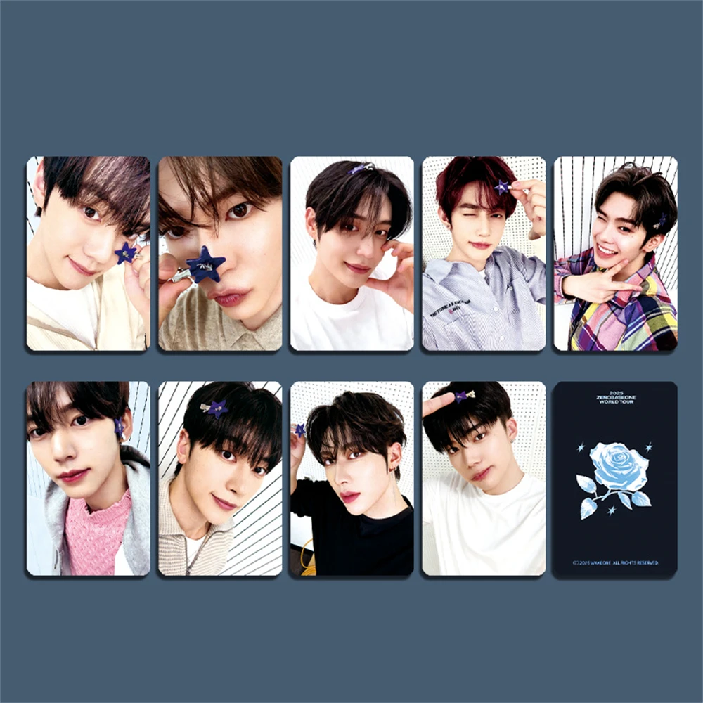 

9 шт. фотокарточки KPOP ZB1 ZEROBASEONE HERE & NOW World Tour двусторонняя открытка Ricky Matthew Taerae Hanbin Lomo карты подарки для фанатов