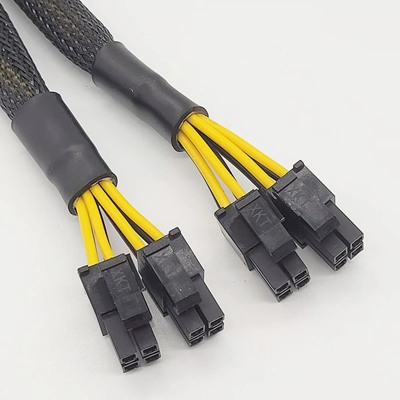 CPU 8 Pin Female To Dual Pcie 2X 8 Pin (4&4) Male Power Adapter Splitter Cable For Motherboard Power Adapter