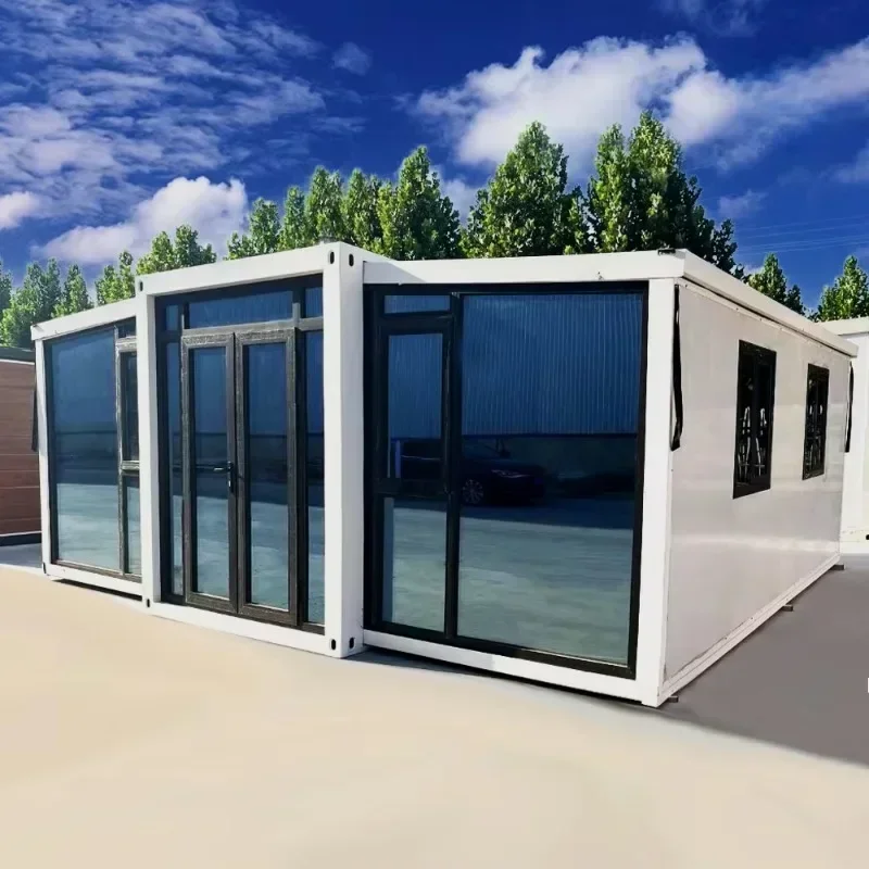 Tiny House Home Modern Prefab House Light Steel Ready Made 20/40ft Expandable Container House for Home Use with 2 3 Room