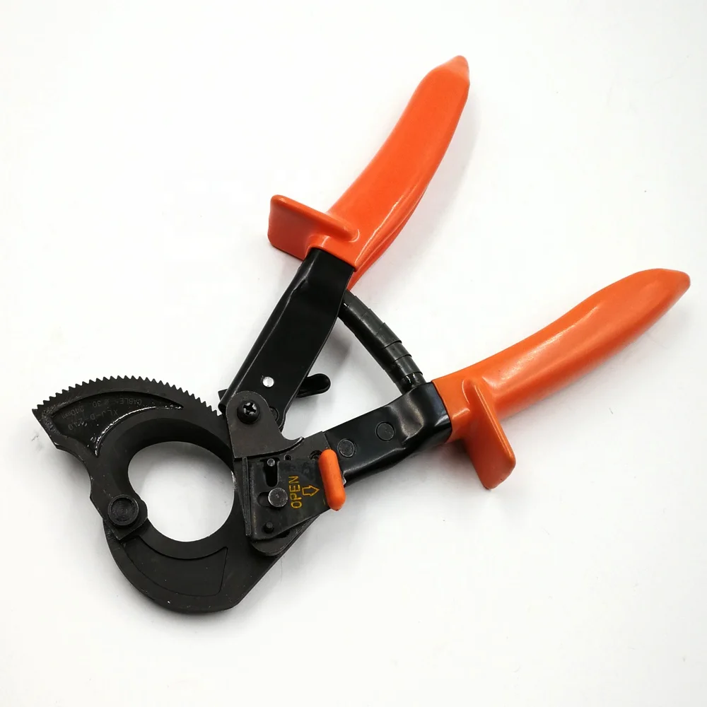 Easy Used Ratcheting Wire Cutting Shears D-240 Heavy Duty Cable Cutter Tools 240 Mechanical Plier