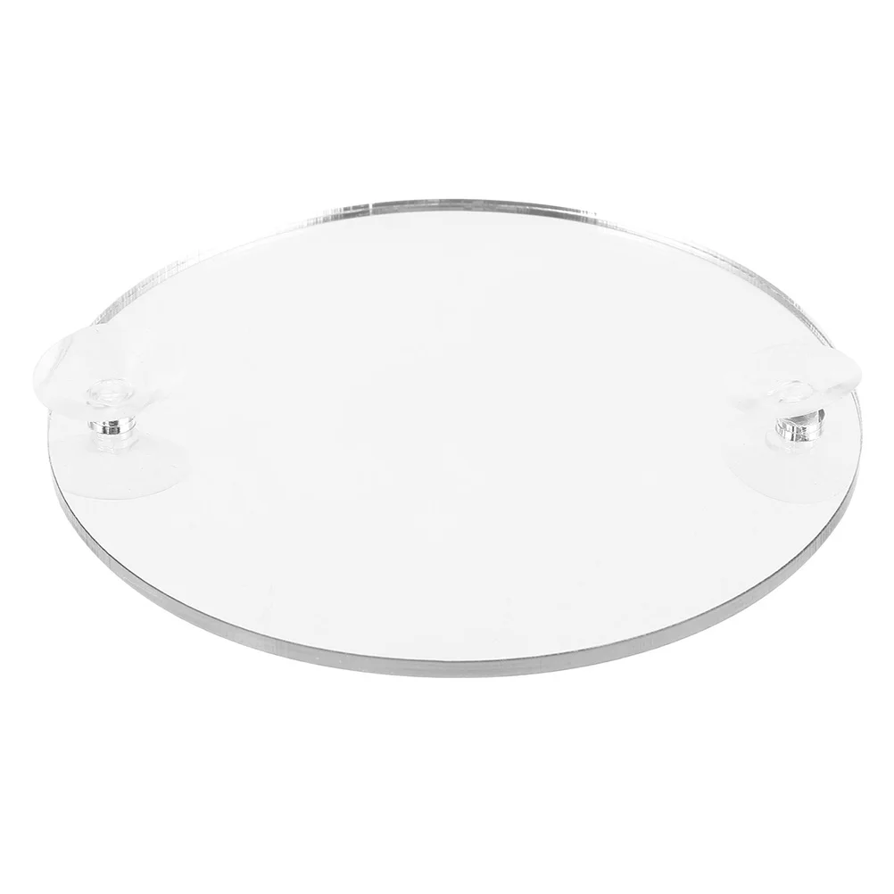 

Acrylic Betta Fish Tank Mirror Suction Cup Easy Install Aquarium Decor Betta Fish Enrichment Toy Mirror with Suction Cup