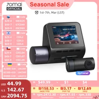 70mai Dash Cam A410 2.5K + 1080P Grabación de doble canal GPS incorporado 24H Vigilancia de estacionamiento Coche DVR 70mai A410