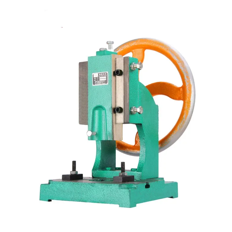 

Small Manual Hand Punch Machine Bench Type 0.5/1/1.5t Capacity Metal Thin Material Disc Punching Press Handheld Hole Punch Tool