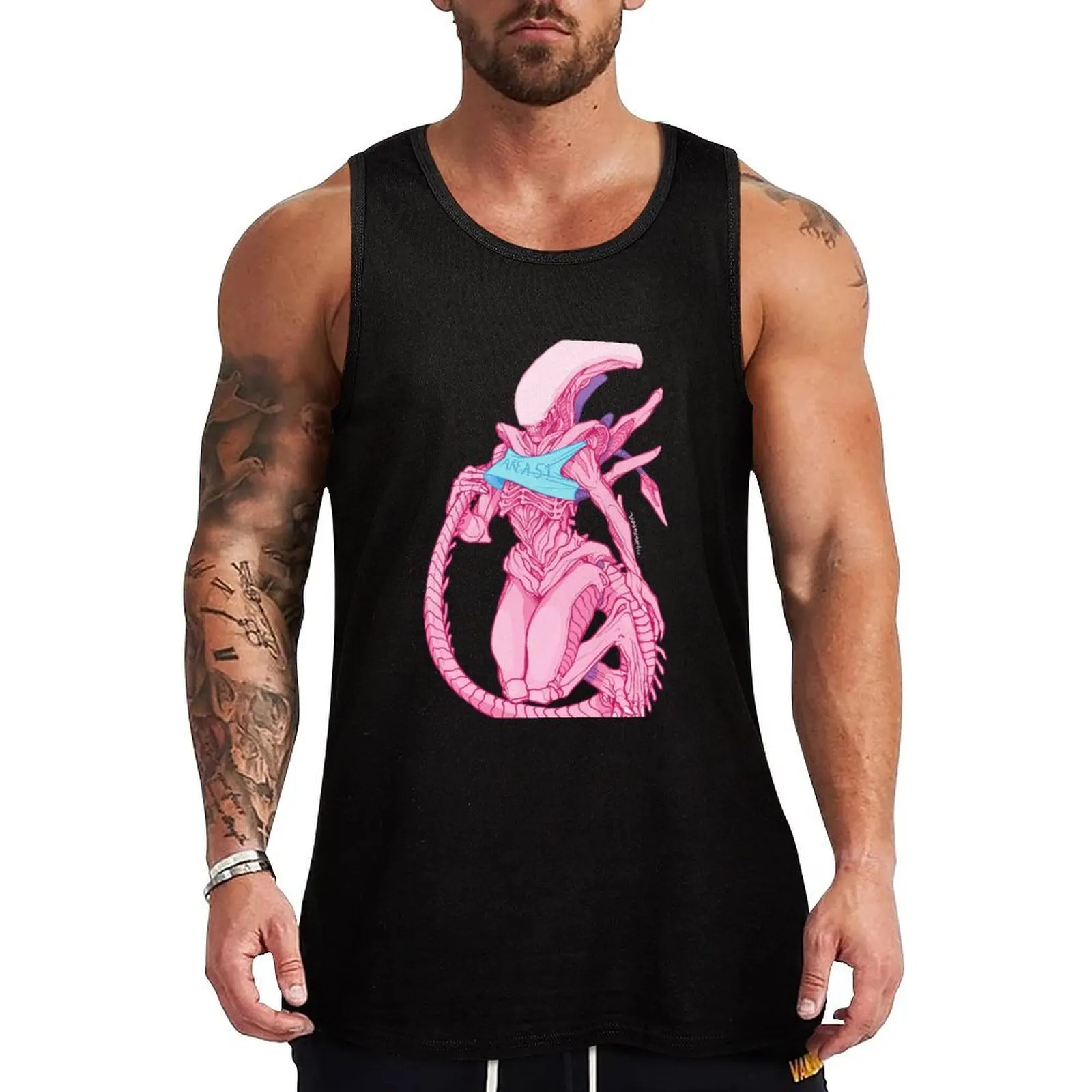 

Pinky Space Tank Top Solid Tone Tank Top Simple Casual Everyday Wear