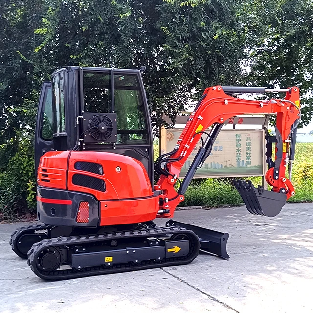 Free Shipping Epa/Ce Cab Multifunctional Digger Bagger Kubota 1.8 2.5Ton Excavator Mini 3.5 Ton For Sale