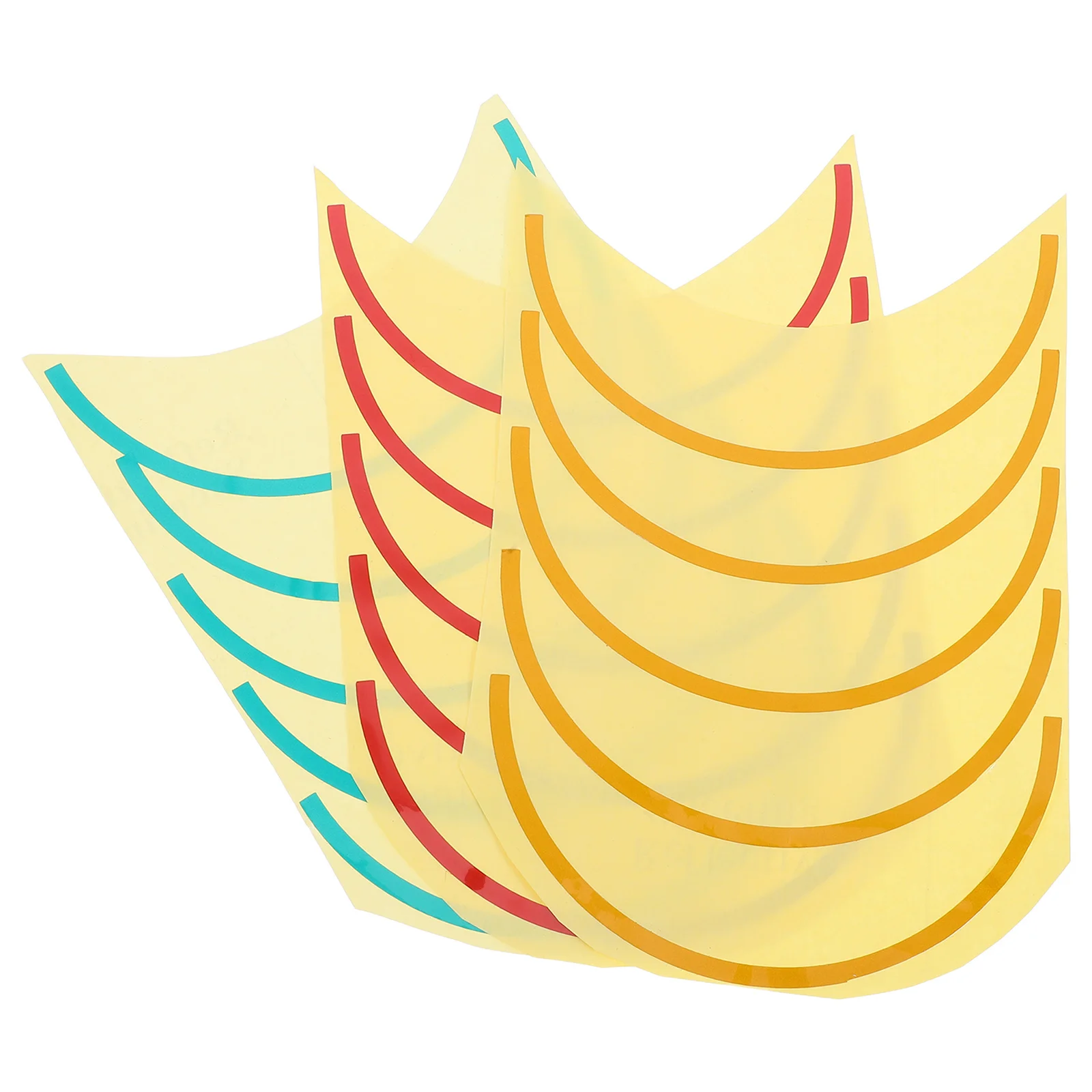 

3Pcs Pressure Gauge Decals Indicator Color Coded Red Yellow Green PVC Stickers for Accurate Pressure Range Identification