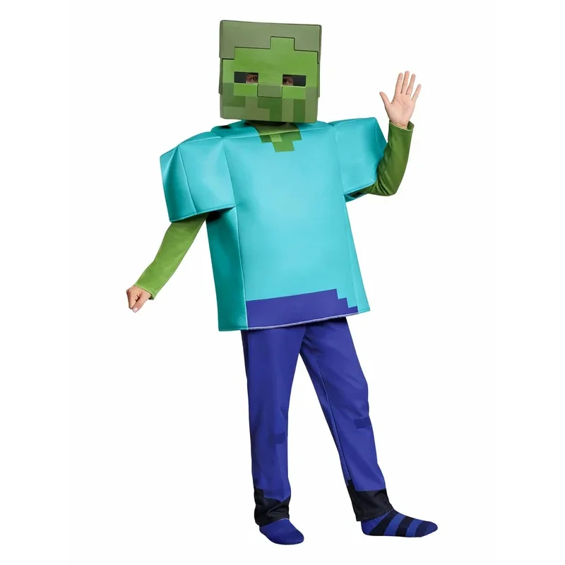 ♡Halloween Cosplay MC Game Character Zombie Children's Performance best gift 2026 New Costume