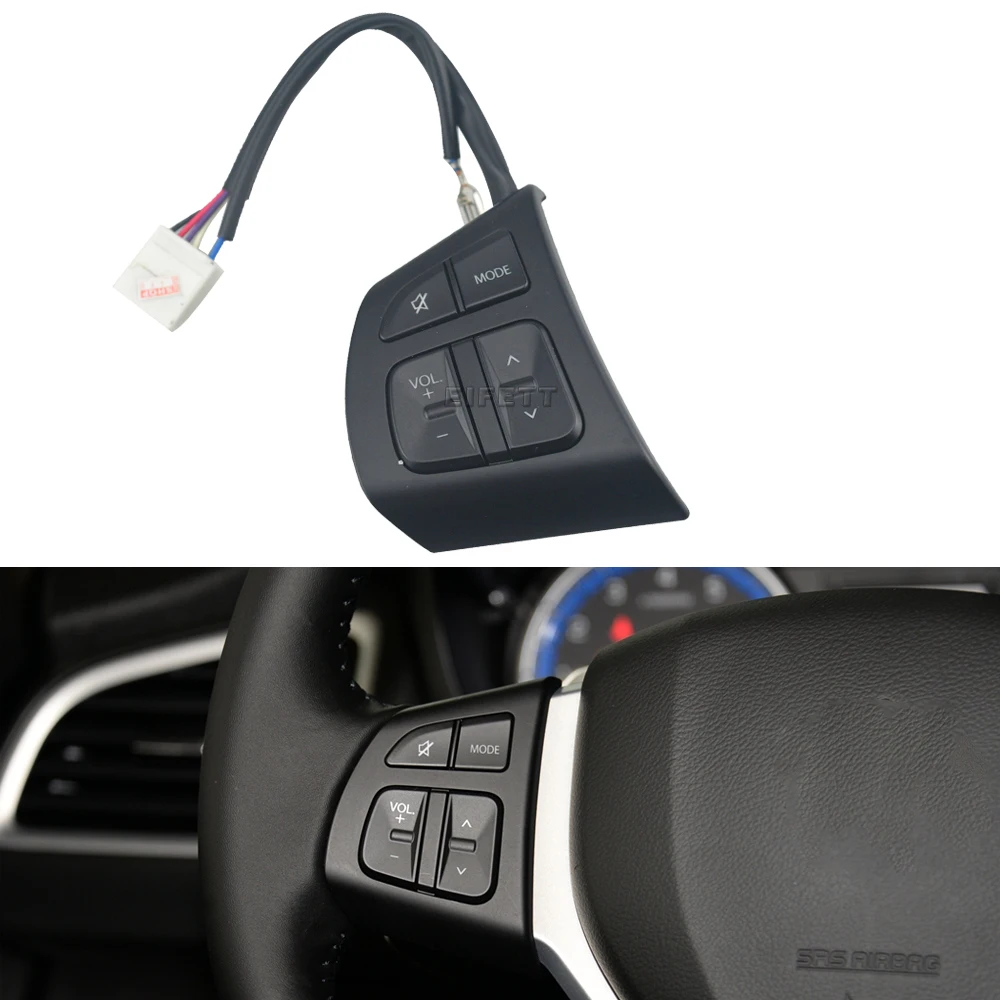 Steering Wheel Switch Volume Sound Button Control Switch With Backlight For Suzuki Vitara 2016 2017 2018 Manual