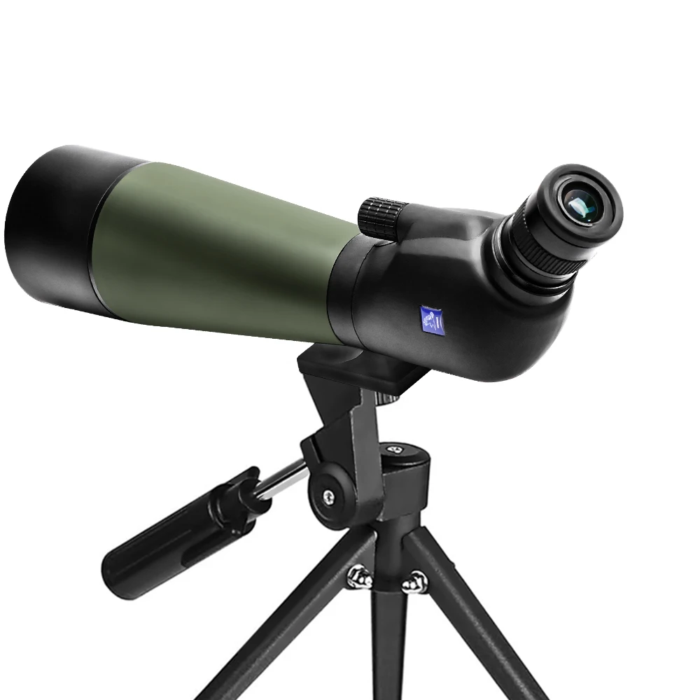 TRV 20-60x80 Telescope Spotting Scope Powerful Zoom Monocular FMC BAK4 Waterproof For Bird Watching Target Shooting With Tripod