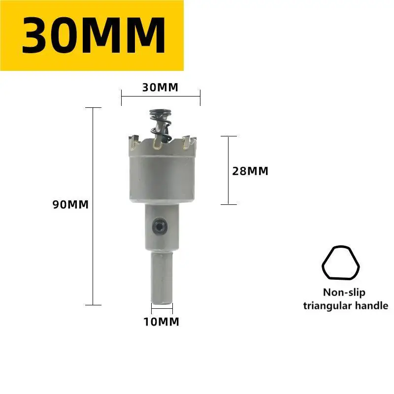 Imagem -06 - Tct Núcleo Buraco Saw Broca 12100 mm Broca para Metal Aço Carbono Cortador de Carboneto Ferramenta de Corte Placas de Aço Perfuração