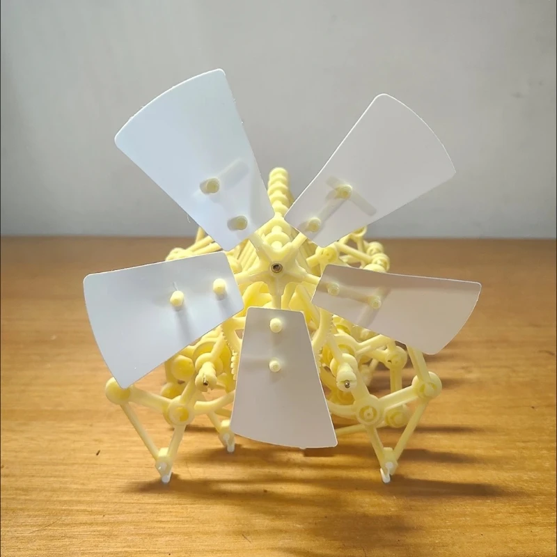 

Wind-Powered Robot Kit Creative Challenge Style Gears and Transmission Demonstrate Engineering Concepts Fun Learning Experience