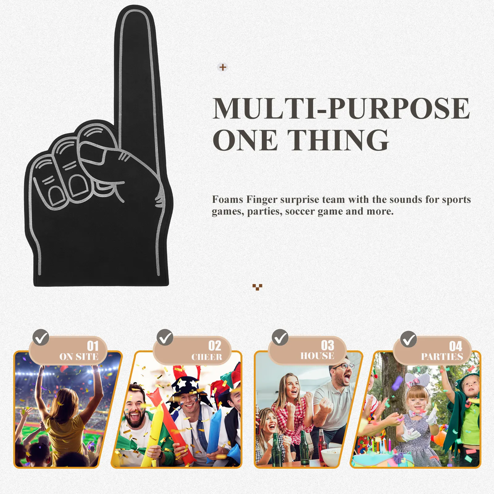 

Набор из 3-х многоразовых поролоновых палочек для болельщиков: легкие, мягкие, удобные для спортивных мероприятий, футбола, баскетбола, вечеринок, чирлидинга