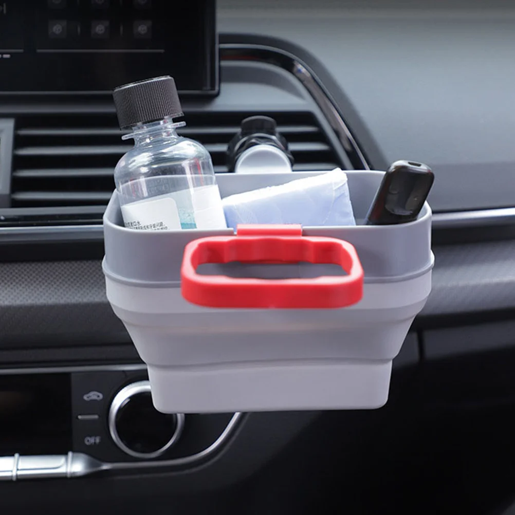 

Car Snack Organizer with Sauce Holder for Air Vent French Fry Holder Dipping Cup Clip Multifunctional Condiment Rack for Travel