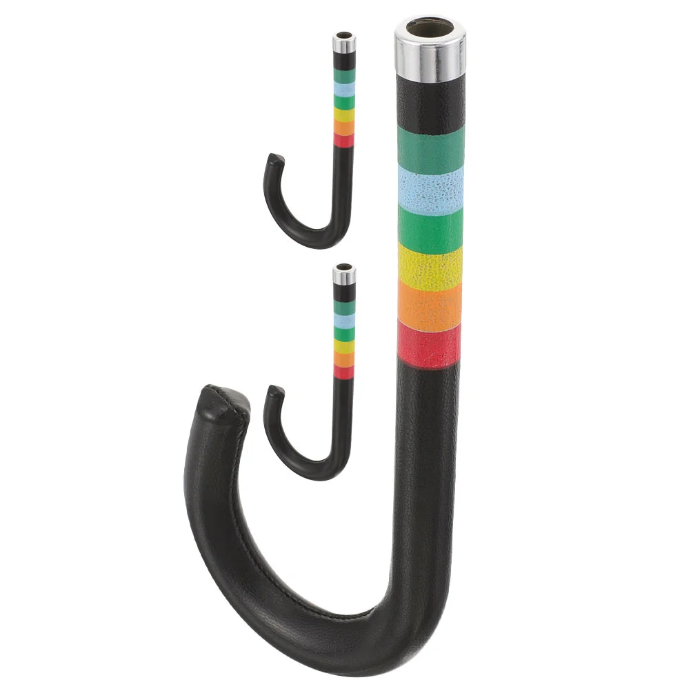 

3 Pcs Sun Protection Umbrella Handle Accessory Compact Grip for Replacement Parts Repair Wake Plastic Small Rain Travel
