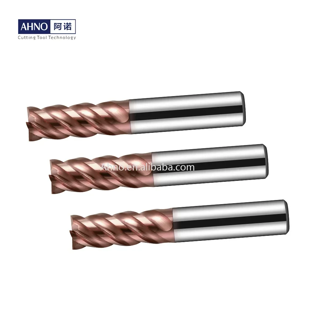 

NEW China Design Wholesale Solid Carbide End Mill Quenched Steel(HRC50-60) High Alloy AHSE 4-flute End Mills (45°)Milling Cutter