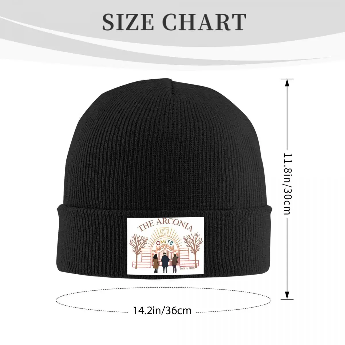 The Arconia Only Murders In The Building 1908 Warm Knitted Cap Winter Knit Bonnet Hat Skullies Beanies Hip Hop Caps for Unisex