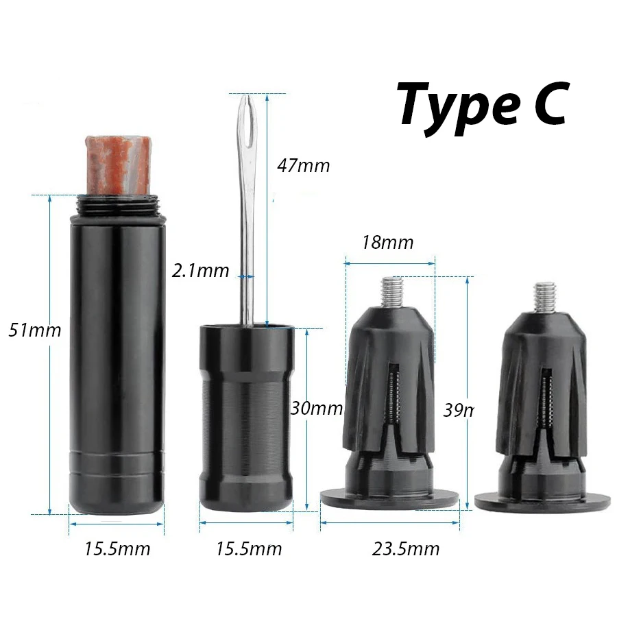 Kit d\'outils de réparation de vélo Tubeless pour VTT, outil d\'insertion de prise de pneus de vélo de route, crevaison de Fiospha, bande de