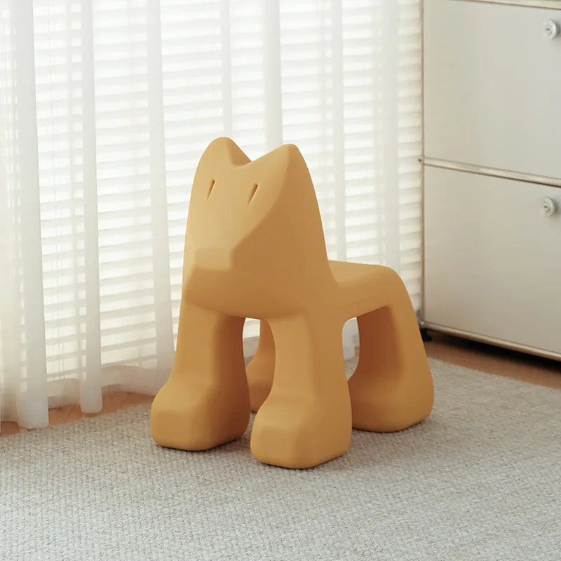Chair cartoon animal seat plastic thickened children's chair kindergarten
