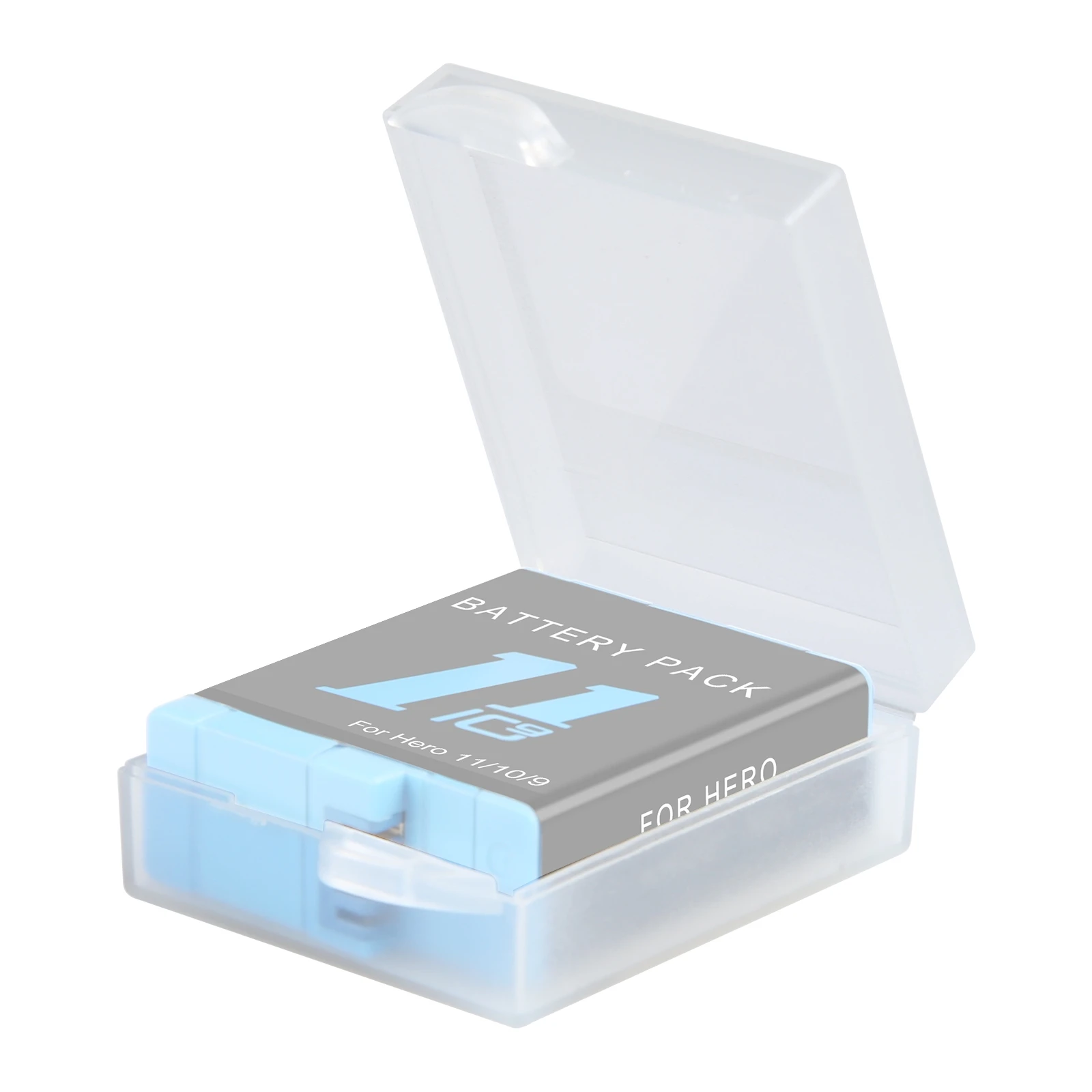 PULUZ Plastic Transparent Battery Storage Box for GoPro AHDBT-901/BT-801/BT-501/BT-401/BT-301 Enduro Battery
