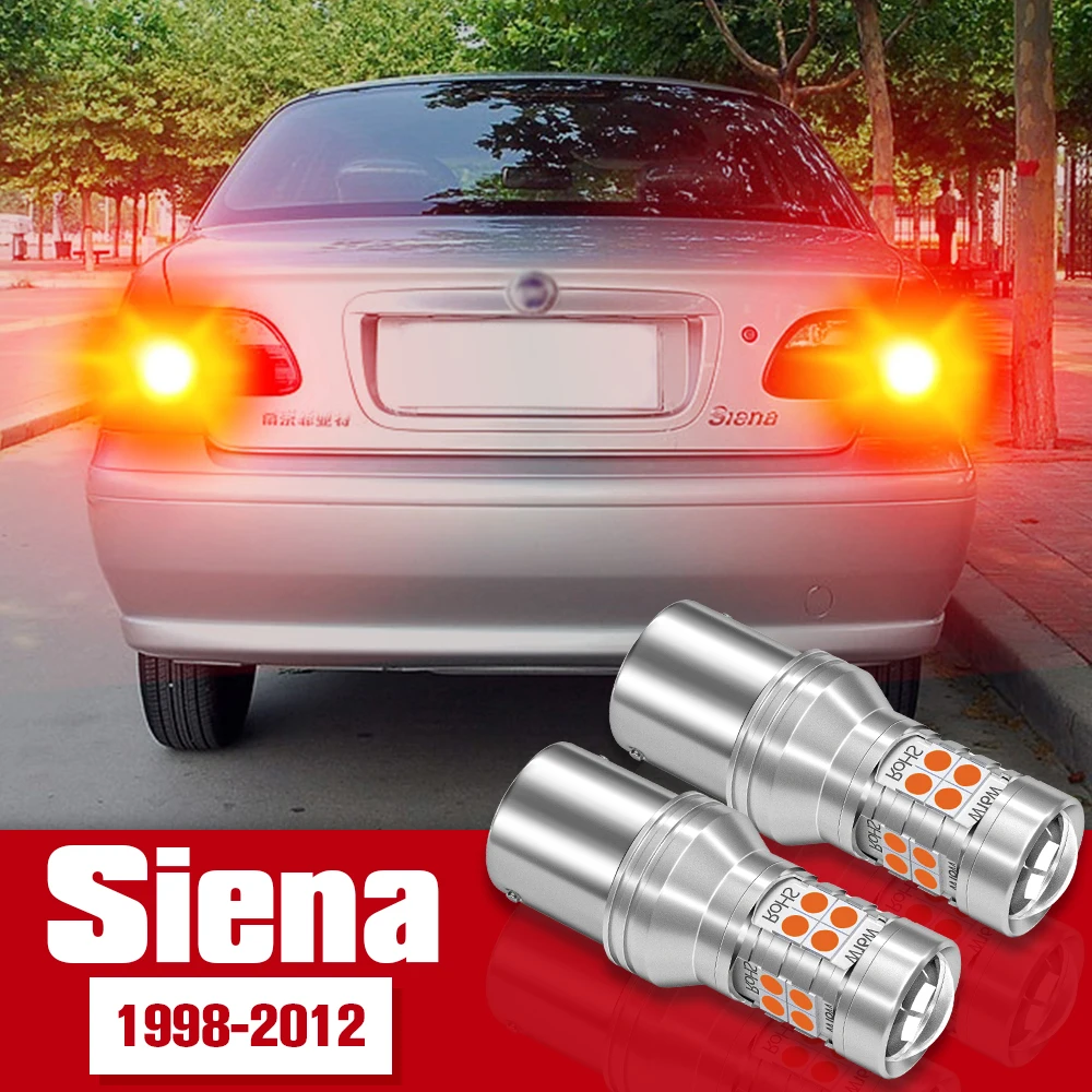 2pcs LED Accessories Brake Light Bulb Lamp For Fiat Siena 1998-2012 1999 2000 2001 2002 2003 2004 2005 2006 2007 2008 2009 2010