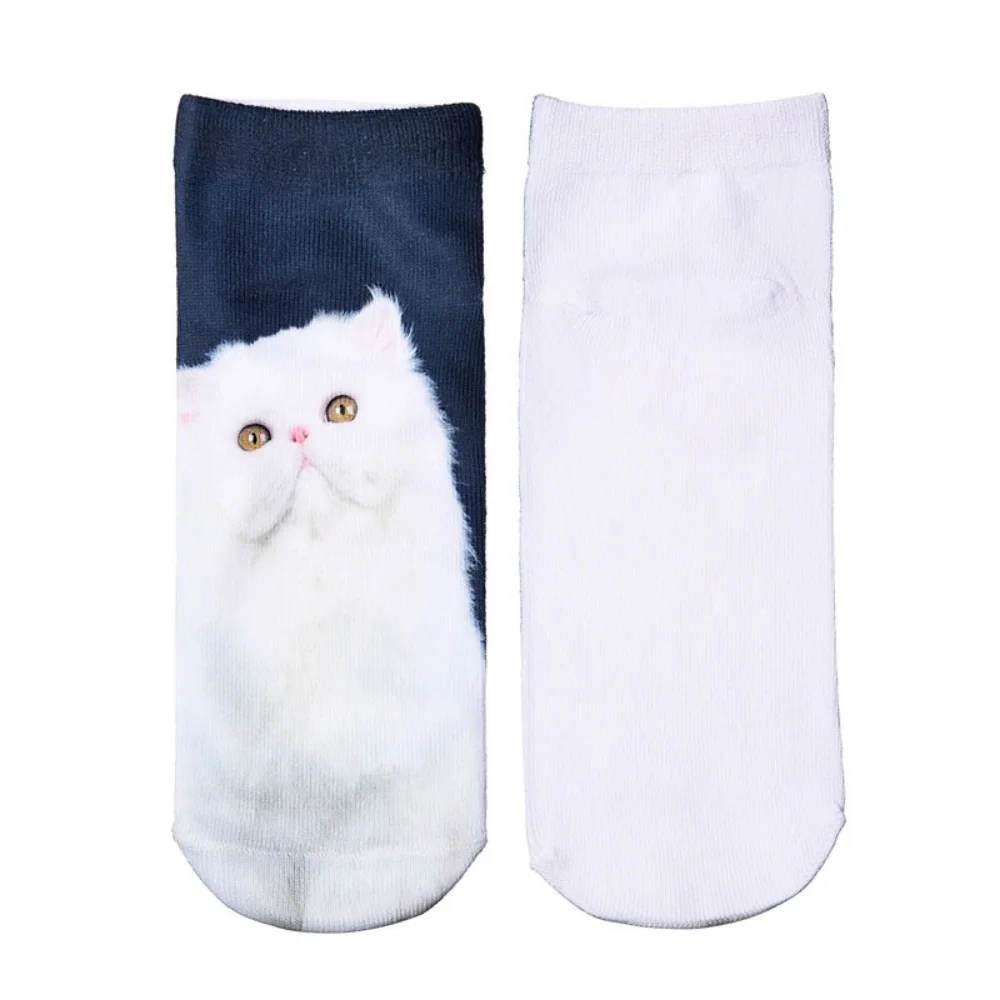 Neue 3D-Druck Tier Mode Tiger Panda Katze Hund Löwe Süßigkeiten Fleisch Kunst Bunte Frauen Lustige Socken Neuheit Geschenk Dropship – Detail 11
