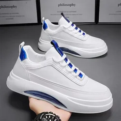 Men's Casual Sneakers Solid Color Fashionable White Platform Shoes Hard-Wearing Non-slip Men Sports Shoe Tenis Masculino Homem