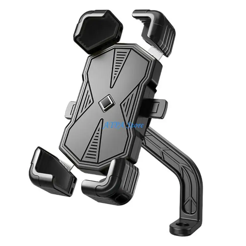 

U13C Bike/Motorcycle Phone Mount Locking Mechanism Bike Mobile Hold Fixing Bracket
