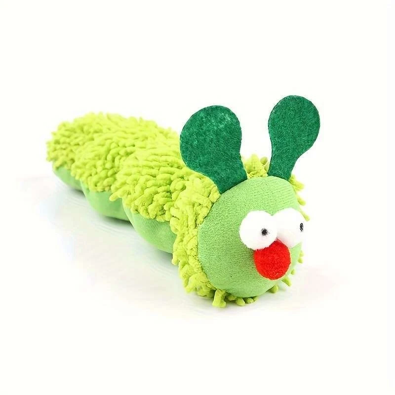 Cat Chew Toys Caterpillar Catnip Molar Toy Silvervine Cat Teaser Interaction Toy Clean Mouth Kitten Toy Pet Supplies Accessories