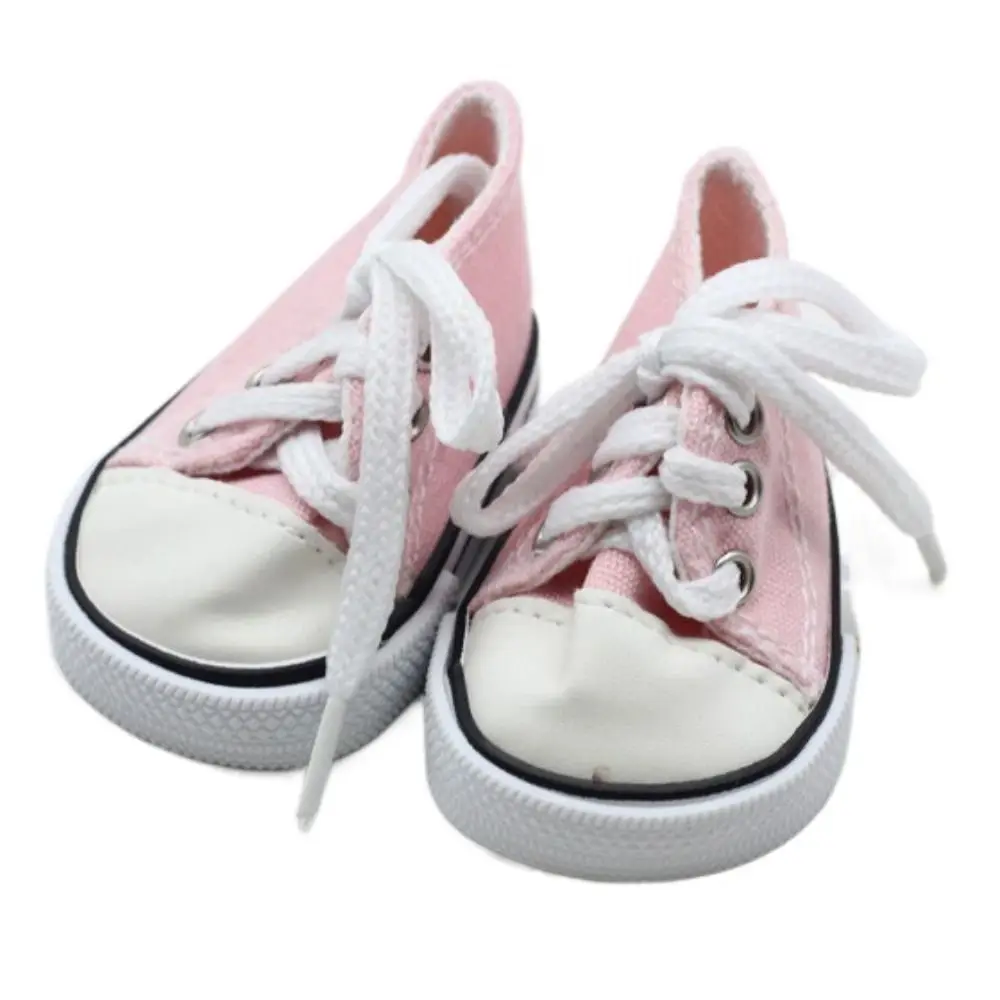 Sapatos para bonecas acessórios bonito boneca sapatos kawaii mini bjd boneca sapatos 7cm colorido boneca sapatos de lona crianças brinquedo