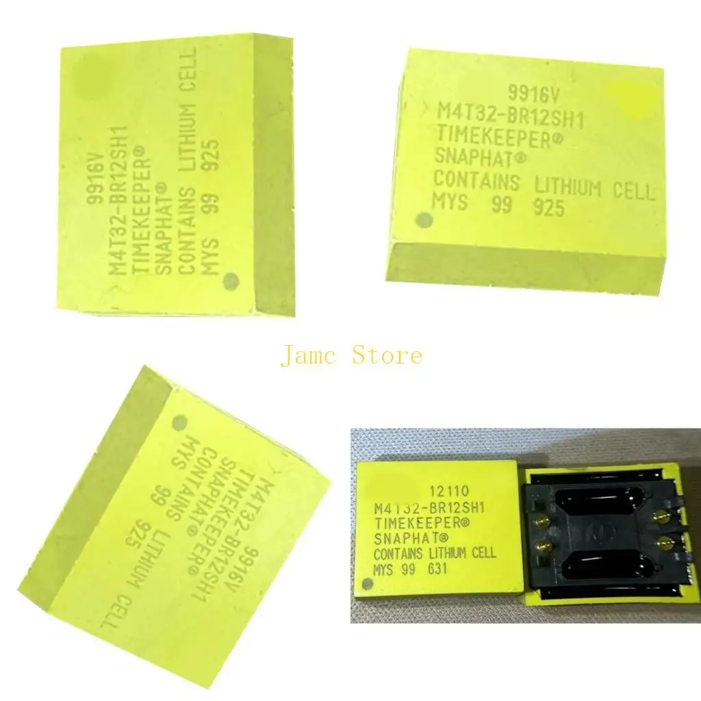 

LX0B 1 шт., высококачественные микросхемы резервной батареи M4T32 BR12SH1, оригинальный iC (чистая батарея) для электронных