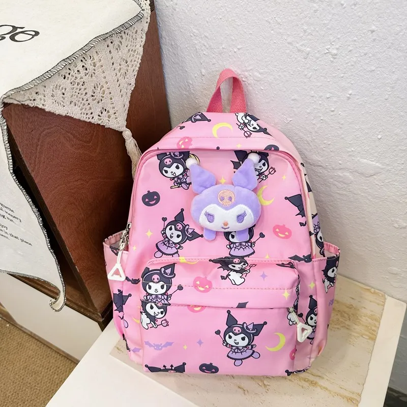 Sanrio Hello Kitty Cartoon plecak tornister uczeń przybory szkolne śliczne Kuromi Cinnamoroll chłopcy dziewczęta plecak o dużej pojemności 