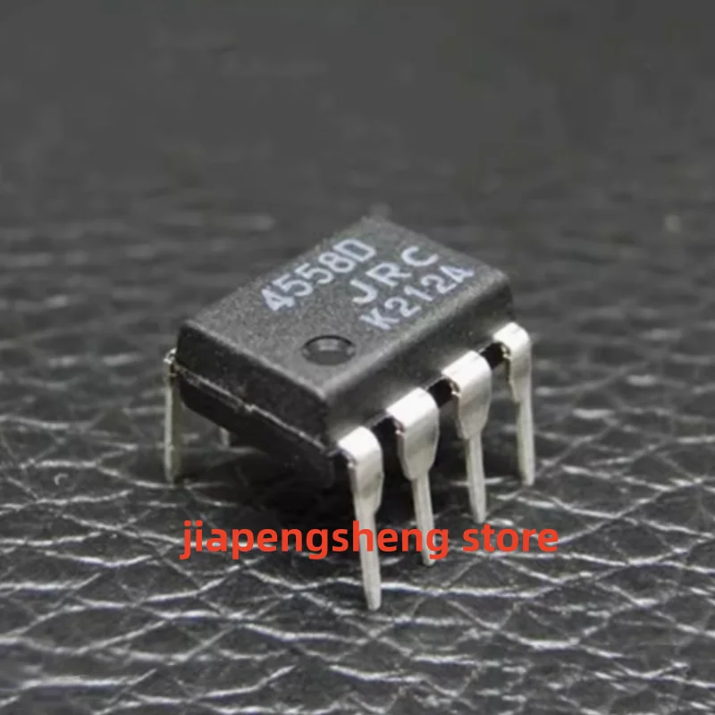 

JRC4558D Dual Integrated Amplifier Chip, New and Original, Directly inserted into DIP-8, 5PCs