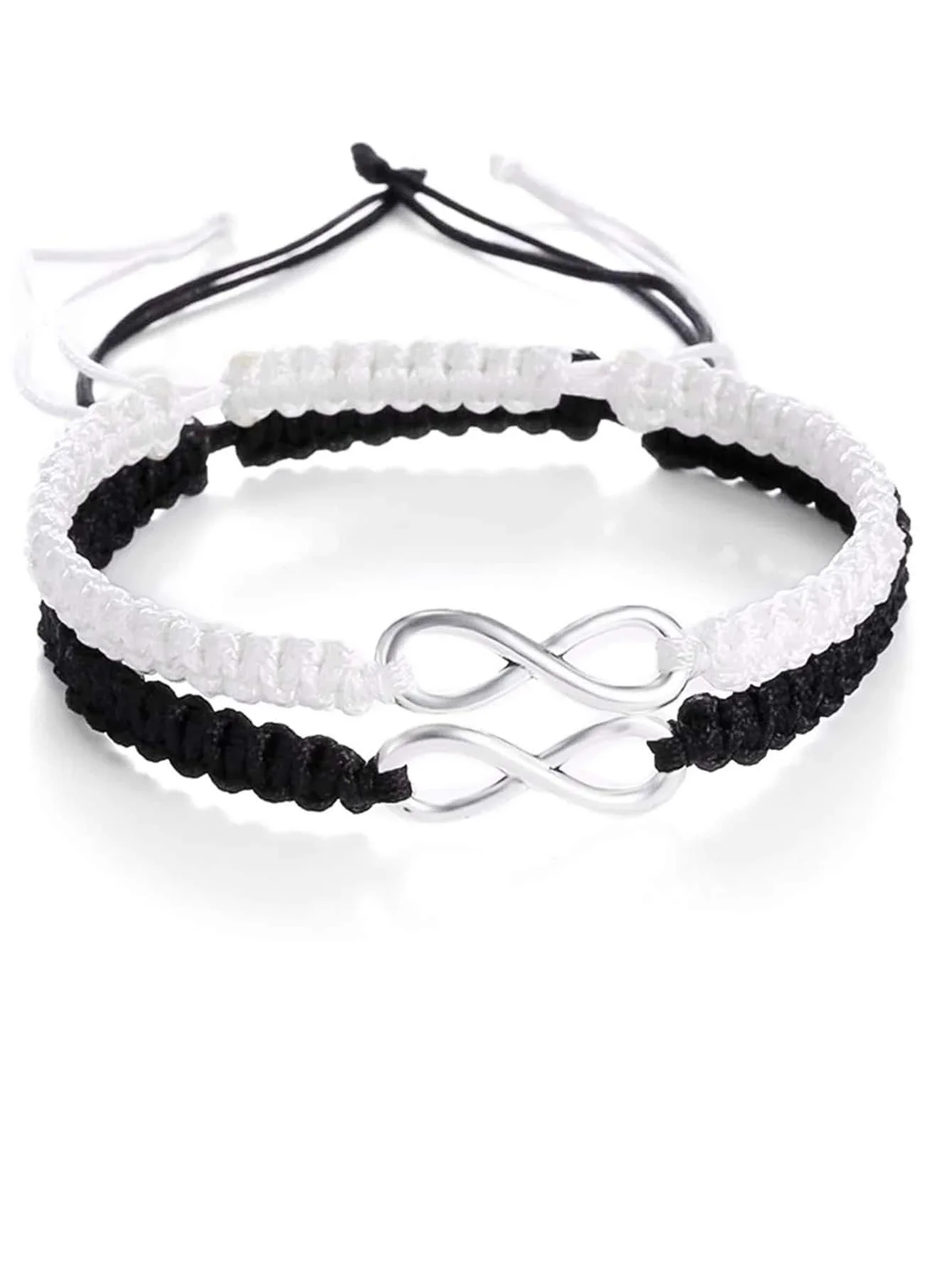 2pcs Infinity Decor Bracelet