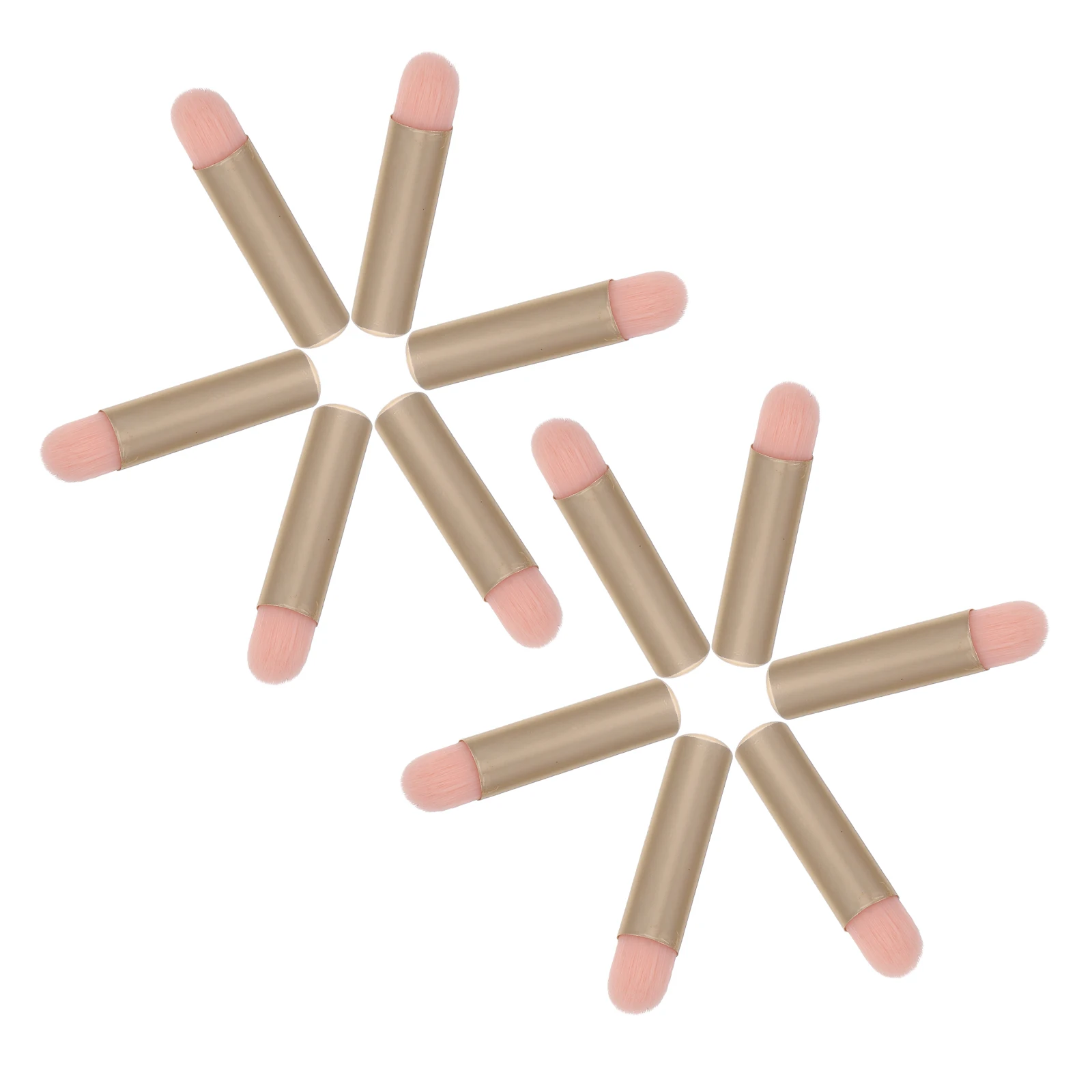 

12pcs Mini Compact Portable Multi-Use For Lips Eyeshadow Concealer Small Brush Set Travel Size Makeup Brushes Mini Travel Makeup