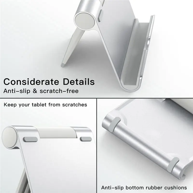 【Home-Accessories】Portable Desk Mobile Phone Holder Stand for All Phone and Pad Adjustable Desktop Tablet Table Cell Phone Stan