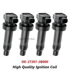4Pcs 27301-2B000 Ignition Coil For Kia Soul Cerato Ceed Hyundai Elantra I30 I30CW I20 1.4L 1.6L 27301-2B000 27301 2B000