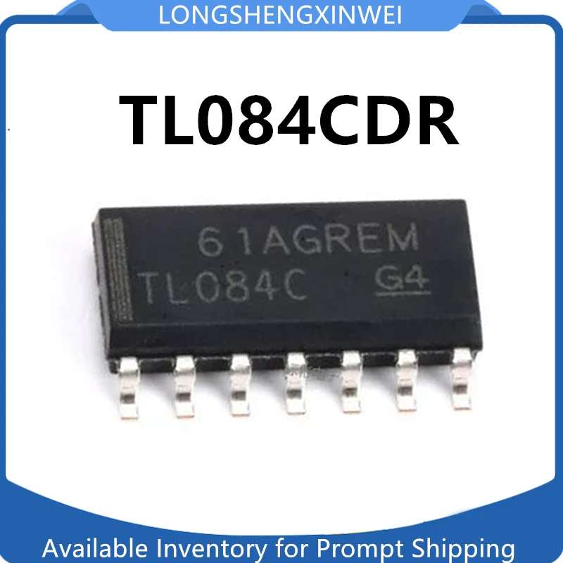 1PCS New TL084CDR Silk Screen TL084C Original Package SOP-14 Four Operational Amplifier Chip in Stock