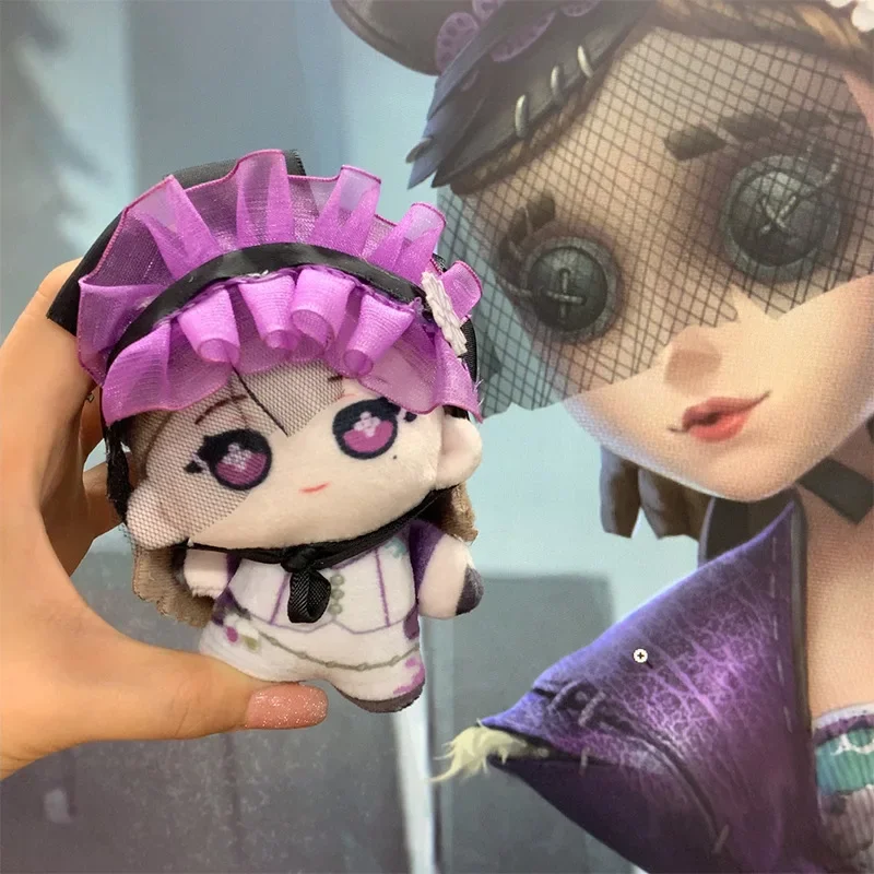 

12CM Game Anime Identity V Cosplay perfumer garden Grave Professor Naiad Postman Toy Merchant Priestess Pendant Key Chain Gifts