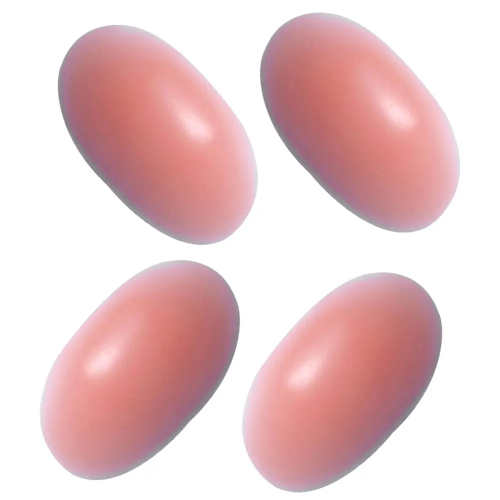 2pcs Adhesive Pads Women Anti-Slip Reusable Rounded Contour Shoulder Enhancer For Everyday Wear Stretchable Pliable Shoulder