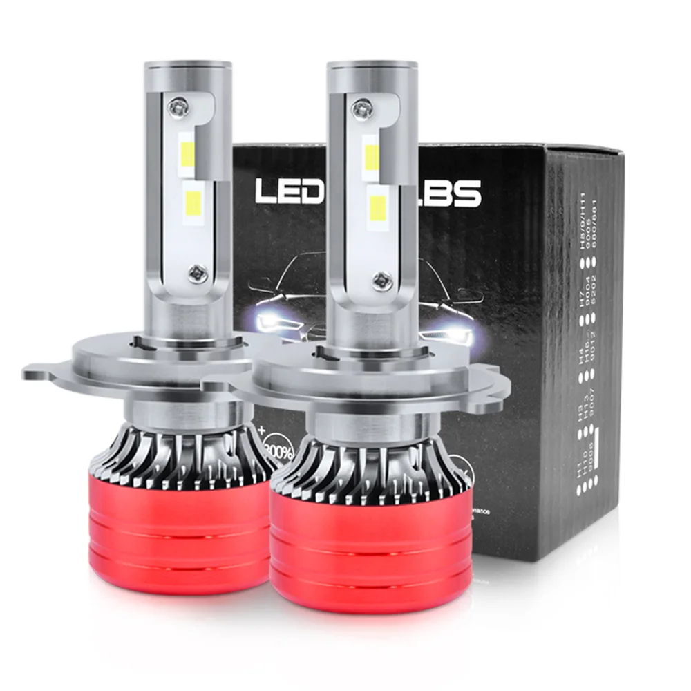 

2Pcs H7 H4 H8/H9/H11 HB3/9005 HB4/9006 Super Bright LED Car Headlights Canbus Auto Bulb 120W 30000LM Automobiles Headlamp 6500K