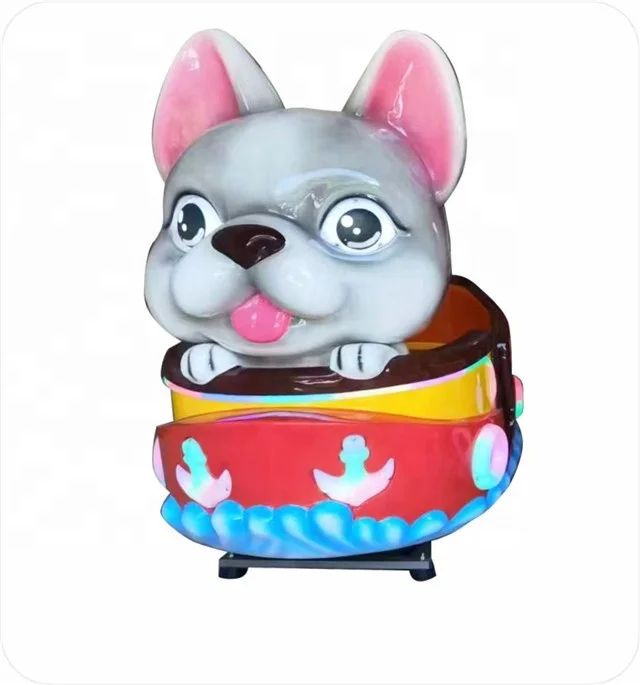 

Детская машина для развлечений с мультяшной собакой, детские поездки, монетный экран из стекловолокна, детский электрический автомобиль-качалка на продажу