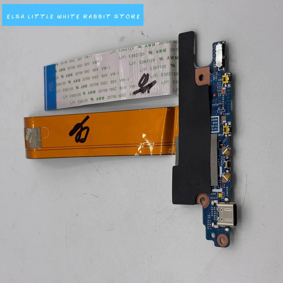 FOR HP Chromebook X360 14C-CD0053dx USB-C POWER BUTTON BOARD W CABLE