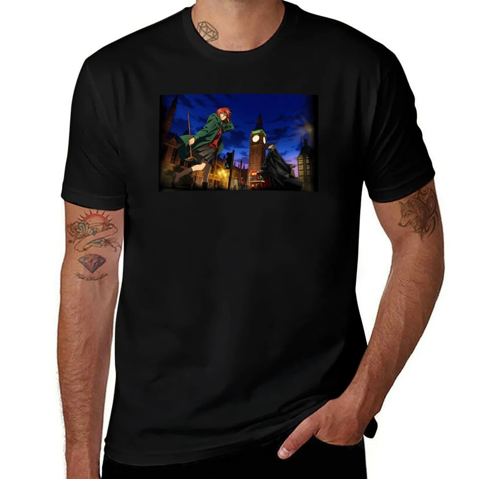 

The Ancient Magus Bride - London T-Shirt Holiday Outdoor T-Shirt