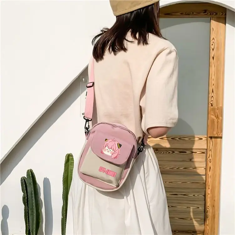 Spy X Family Single Shoulder Crossbody For Middle Primary School Girls Cute Capacity Bag Aniya And Joel Peripheral Trendy Anime