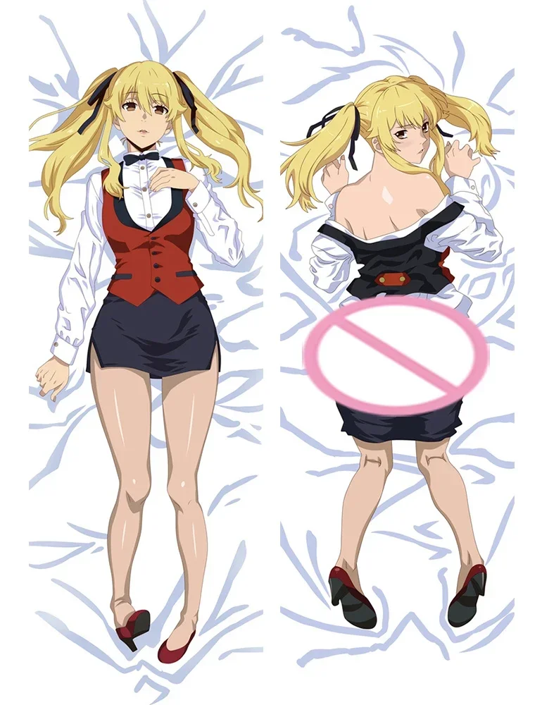 

180cm Kakegurui Compulsive Gambler Pillow Case Dakimakura Anime Meari Saotome Pillow Cover Bedroom Hugging Fullbody Pillow Case