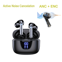 Active Noise canceling Wireless stereo headphone bluetooth In-Ear ENC TWS earphone headset earbuds for xiaomi lenovo air pods