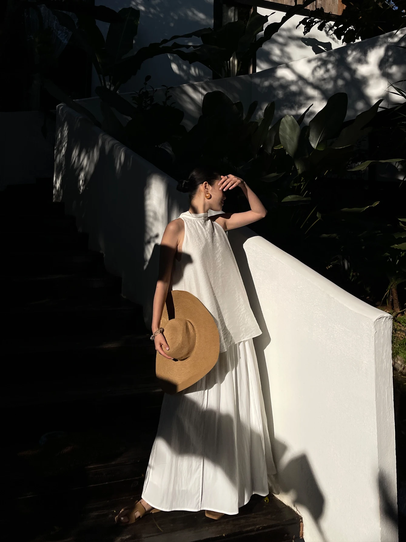 

PURIY Корейская элегантная юбка-солнце для похудения, весна-лето, женская, универсальная, средней длины, для повседневной носки