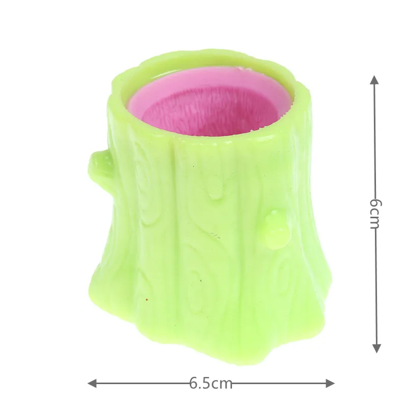 Zabawny Pop-Up Powolne odbijanie Ściskanie kikut Wiewiórka Kubek Antystresowy Fidget Zabawka dla dzieci Dekompresja Kikut drzewa Miniaturowy Dziwne