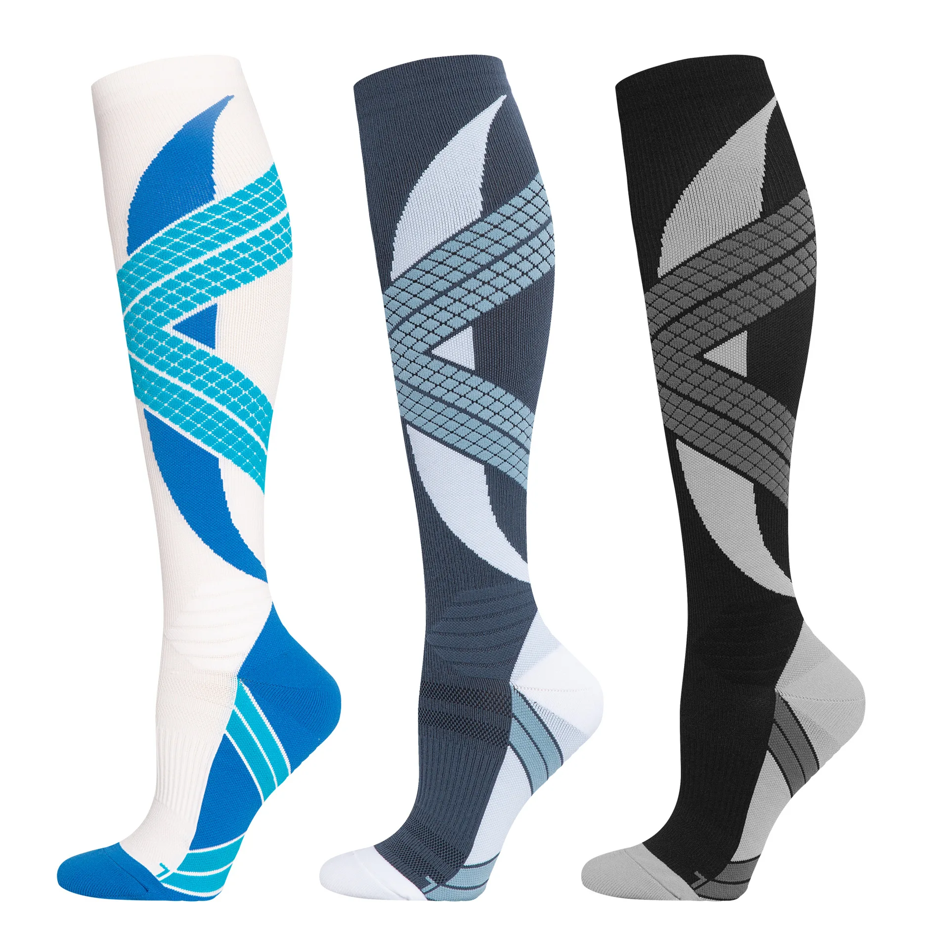 Sports Socks Long Leg Socks Outdoor Mountaineering Marathon Running Socks Jump Rope Badminton Long Leg Compression Socks