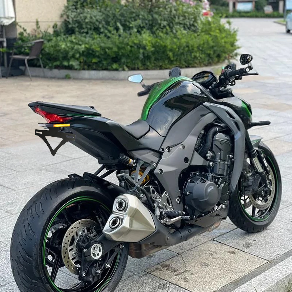 جديد دراجة نارية لوحة ترخيص قوس حامل لكاواساكي Z900 Z 900 2017 2018 2019 2020-2024 الخلفية قصيرة الذيل قوس عدة